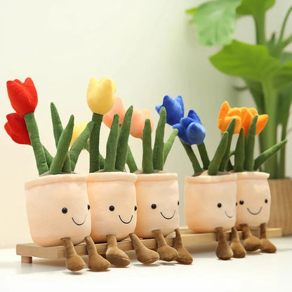 Tulip Potted Plant Plushie