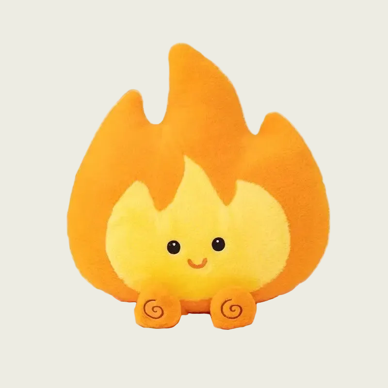 Smiling Hot Flame Plushie