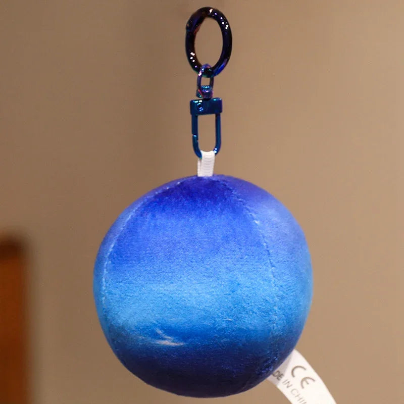 Micro Neptune Planet Plush Keychain