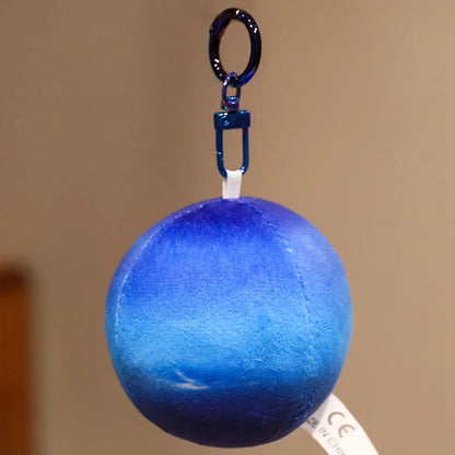 Micro Neptune Planet Plush Keychain