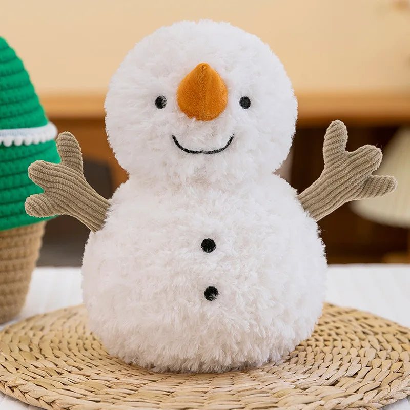 Smiling Winter Snowman Plushie