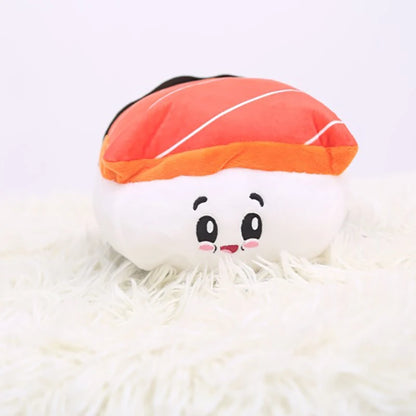 Salmon Nigiri with Seaweed Plushie Cushion