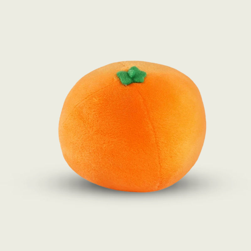 Orange Plushie Stuffed Fruit Toy