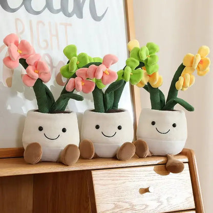 Orchid Potted Plant Plushie