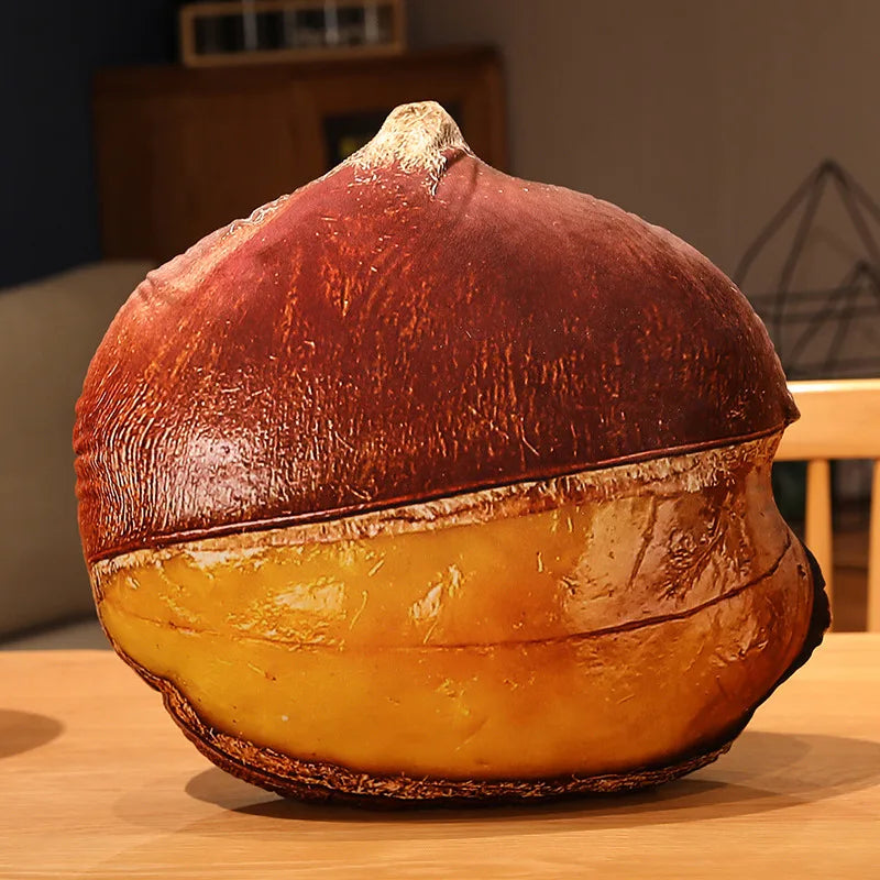 Chestnut Plush Cushion