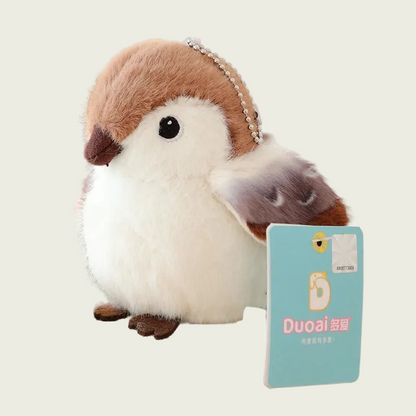 Sparrow Pocket Bird Keychain Pendant