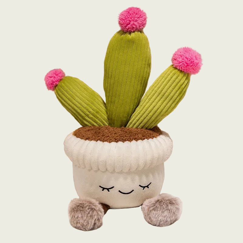 Prickly Pear Cactus Potted Plant Plushie