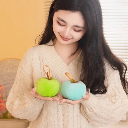 Mini Apple Plush Christmas Ornament