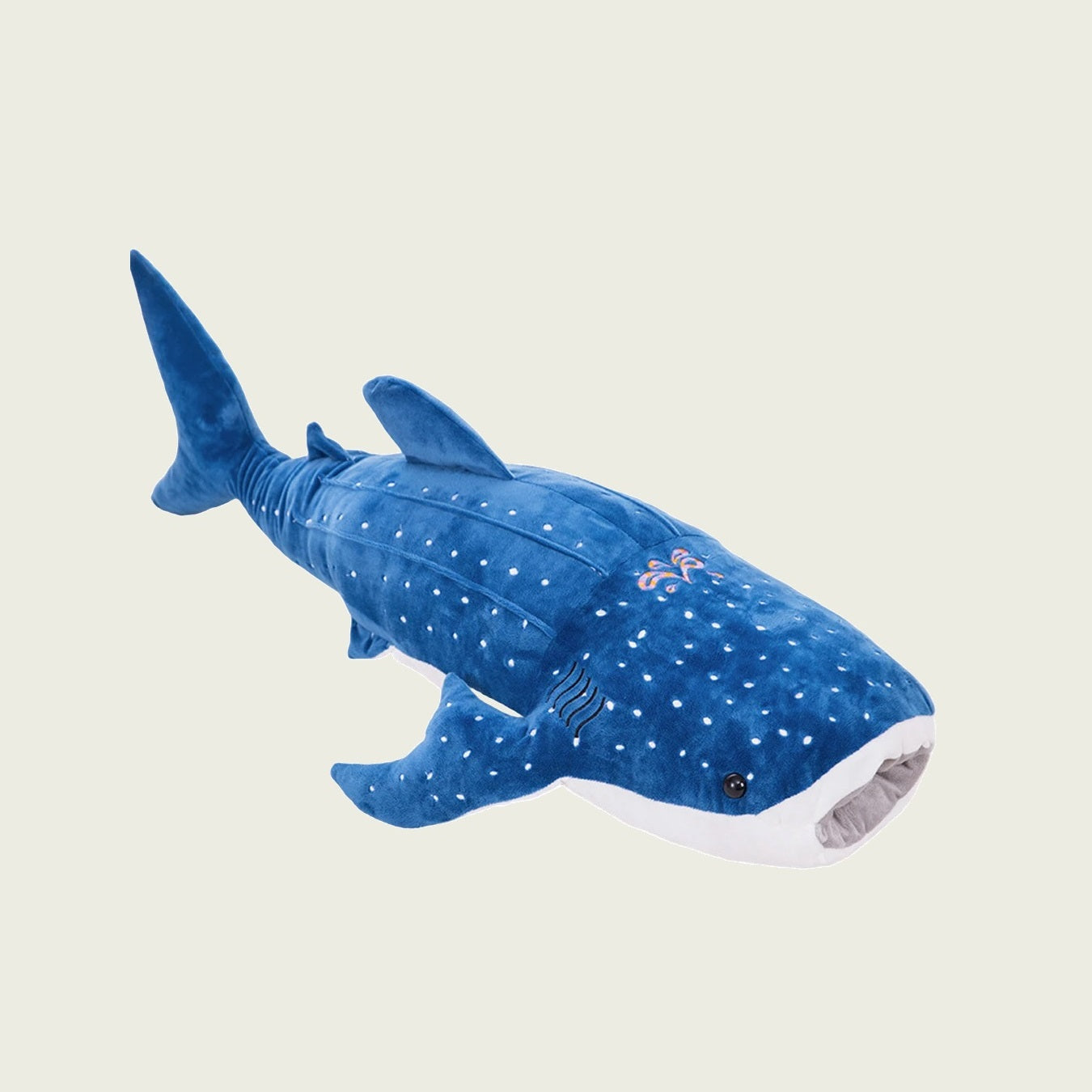 Spotted Blue Whale Shark Plushie 22" Stuffed Animal