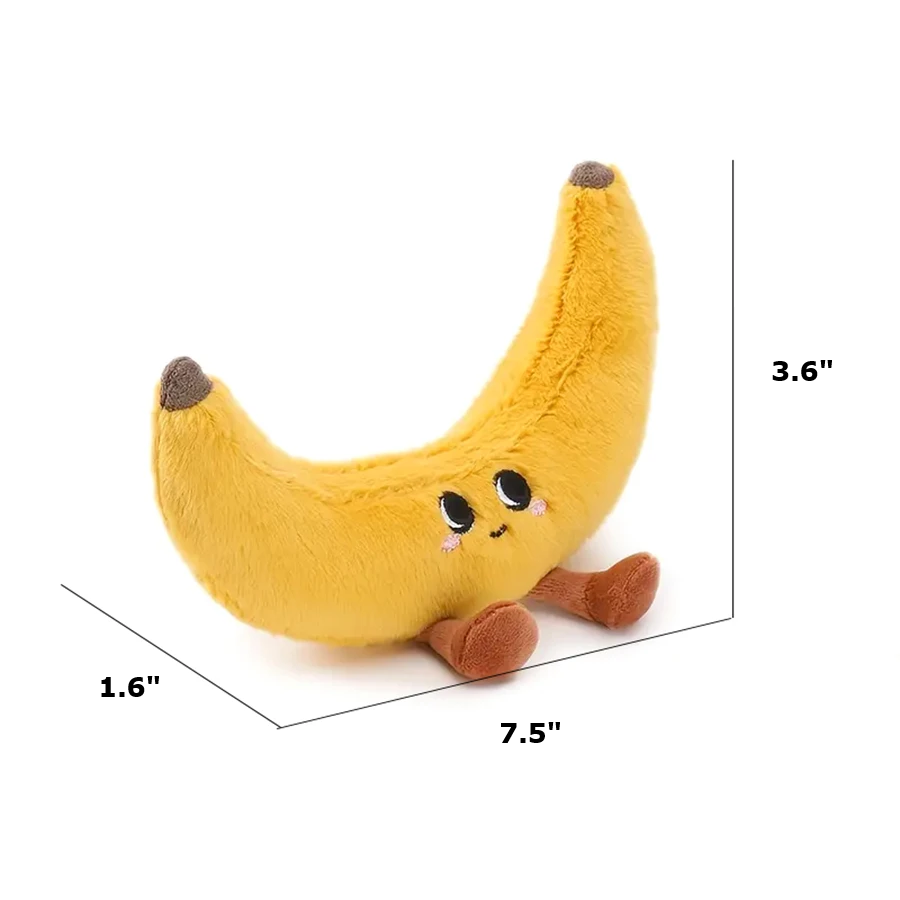 Smiling Banana 7.5" Plush Toy