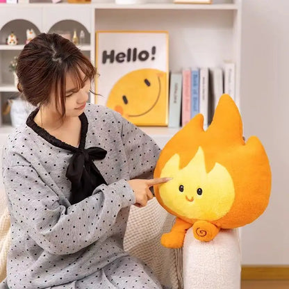 Smiling Hot Flame Plushie