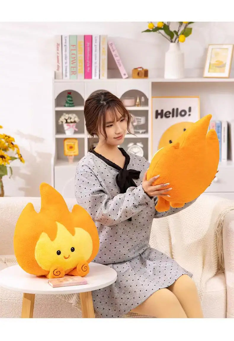 Smiling Hot Flame Plushie