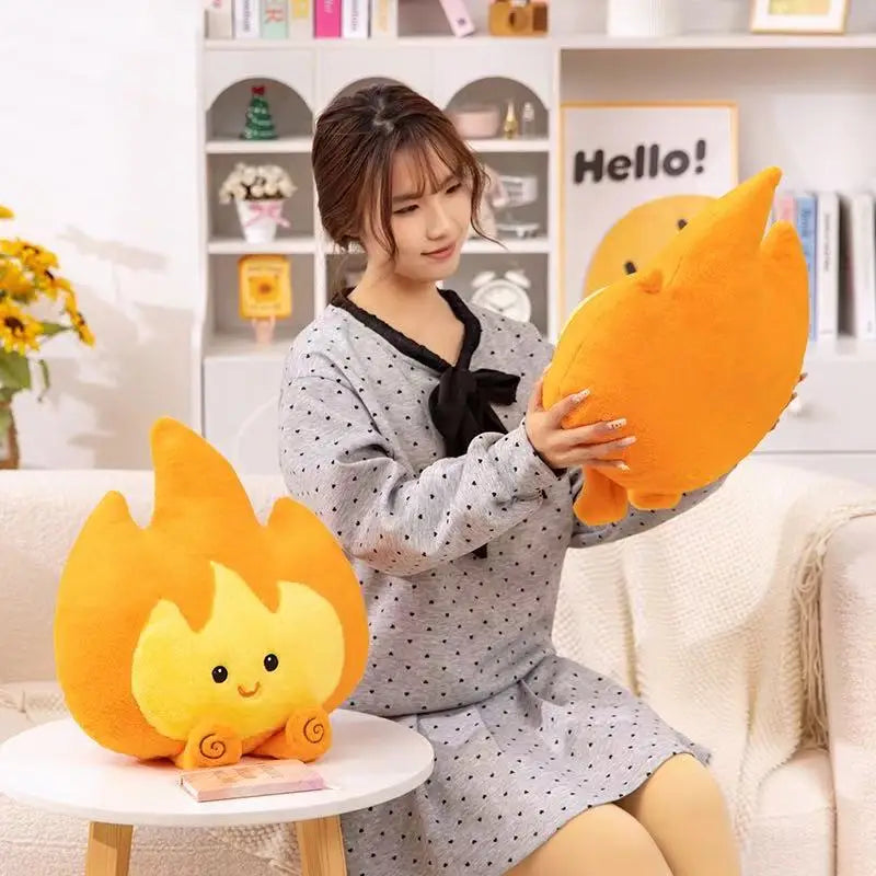 Smiling Hot Flame Plushie