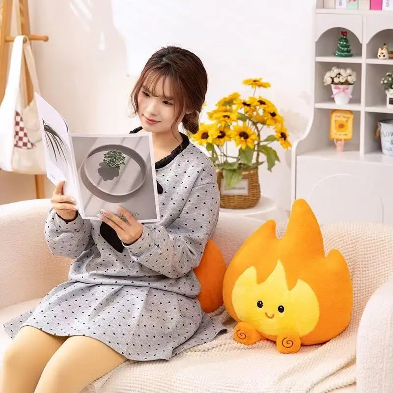 Smiling Hot Flame Plushie