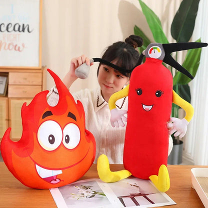 Cartoon Flame Plushie