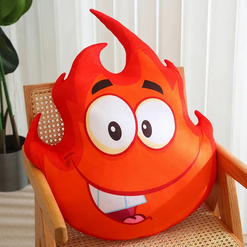 Cartoon Flame Plushie