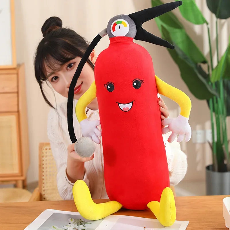 Cartoon Fire Extinguisher Plushie