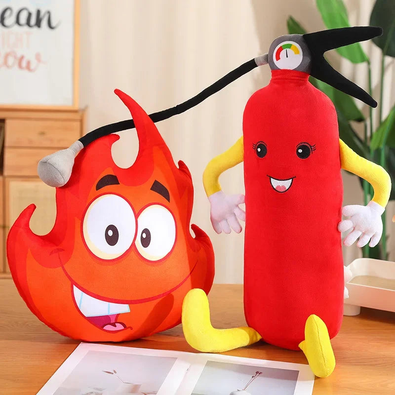 Cartoon Flame Plushie