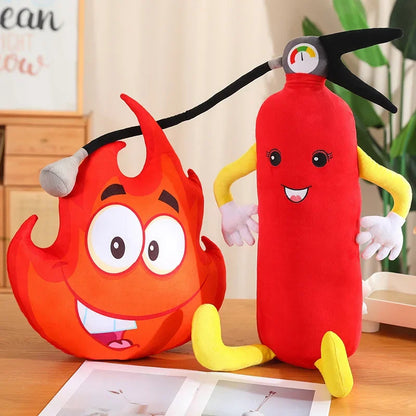 Cartoon Flame Plushie