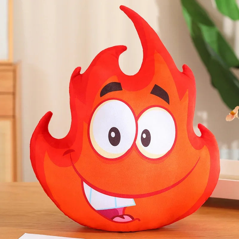 Cartoon Flame Plushie