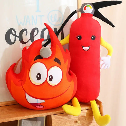 Cartoon Flame Plushie