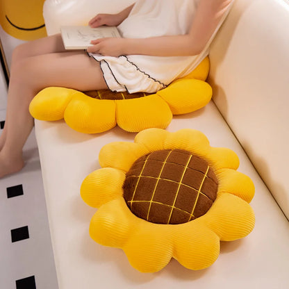 Sunflower Plush Pillow Cushion