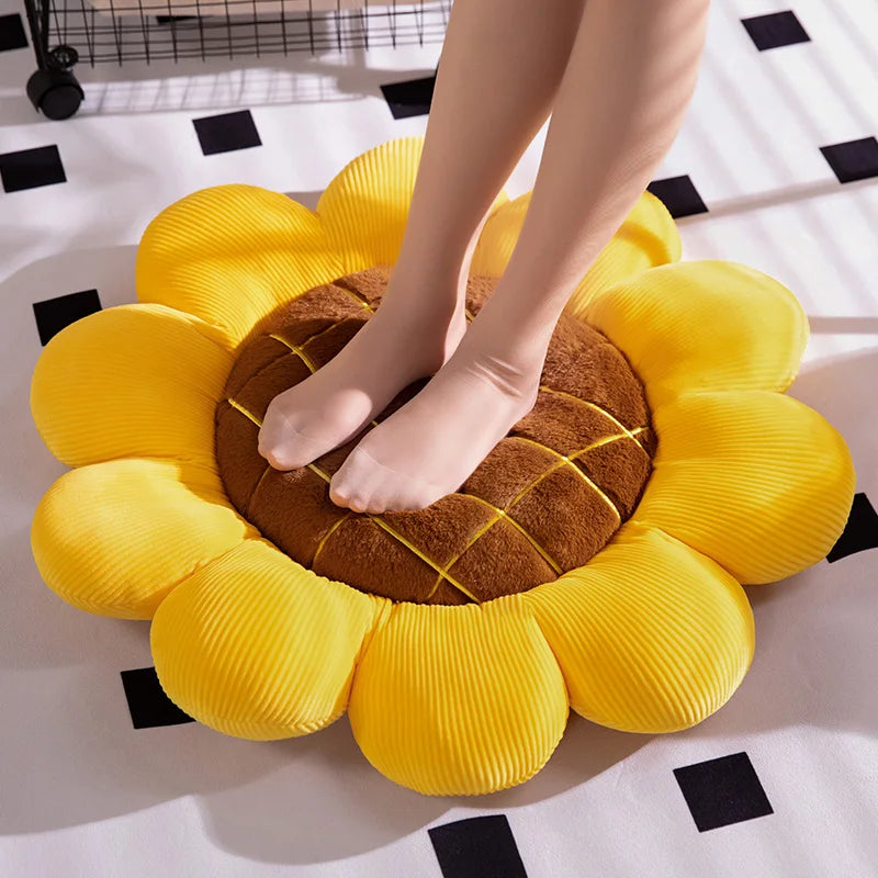 Sunflower Plush Pillow Cushion