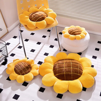 Sunflower Plush Pillow Cushion