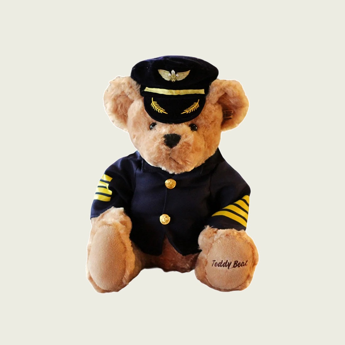 Captain Teddy Bear Aviation Air Force Pilot 8.6"-11.8" Plushie