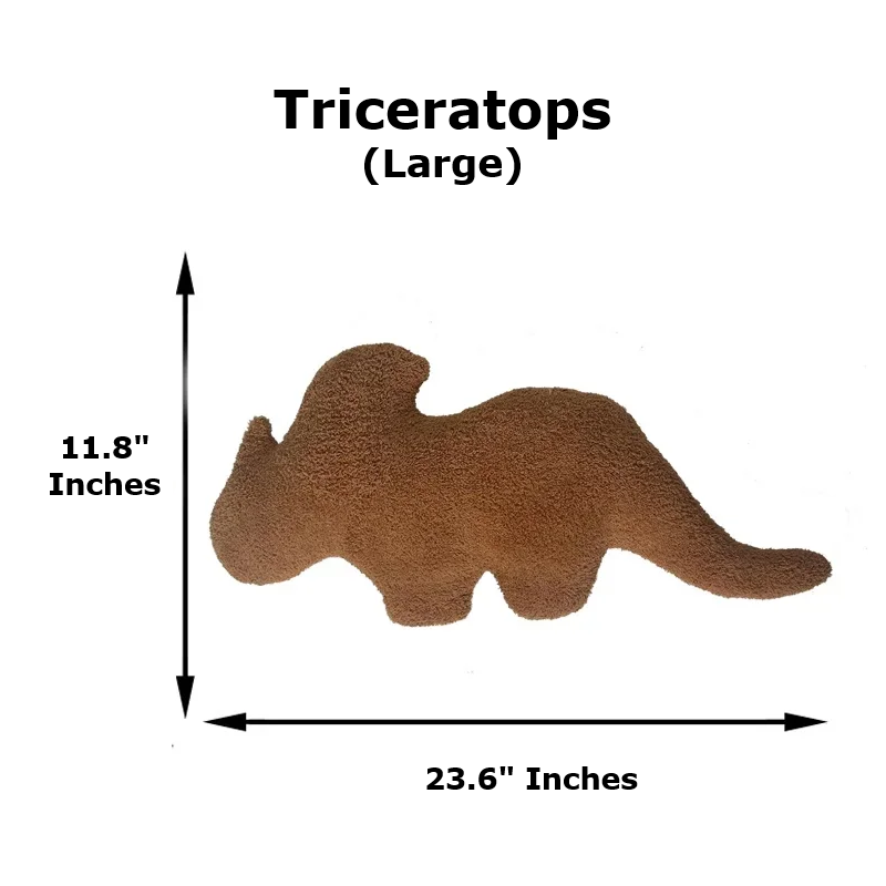 Triceratops Dinosaur Chicken Nugget Plush
